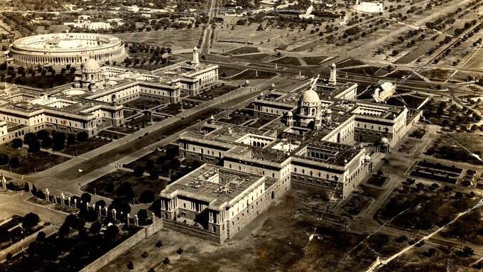 Formal Land Acquisition and Notification for New Delhi in British India