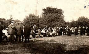Clubhouse groundbreaking photograph Model Town Lahore 1929