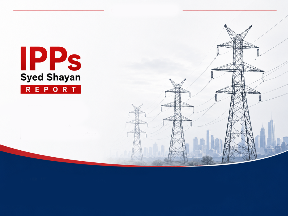 IPPs Syed Shayan Report with electricity transmission towers