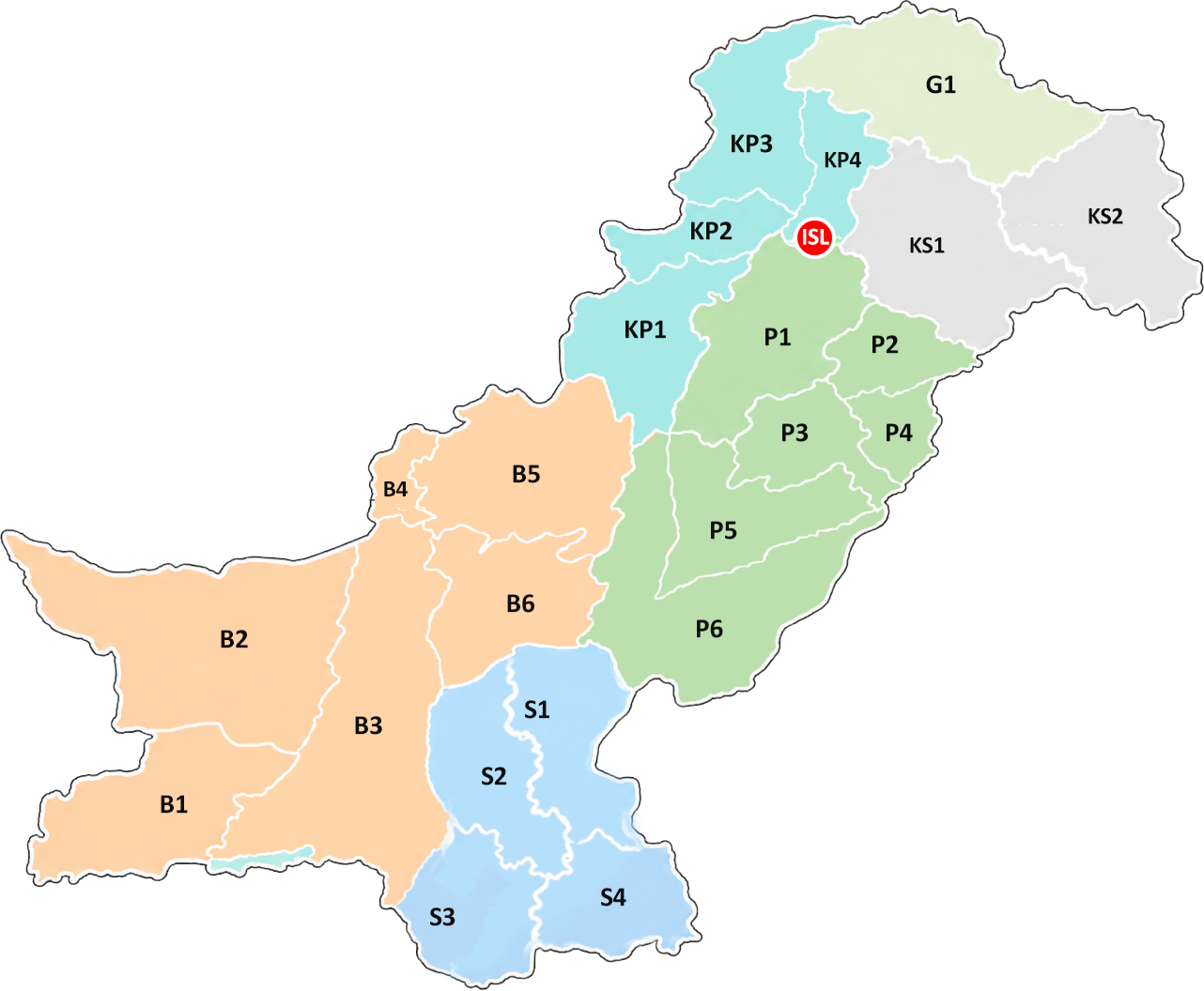 Pakistan Administrative Future Map