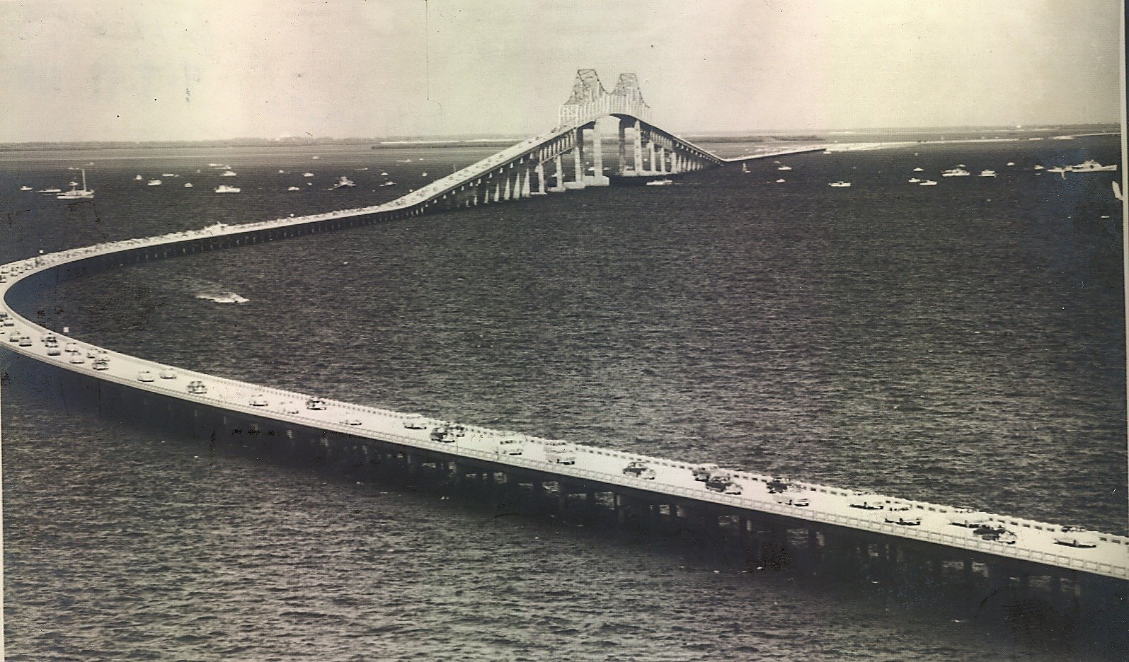 The Sunshine Skyway Bridge Florida, an Icon of Tampa Bay, Was Opened to the Public