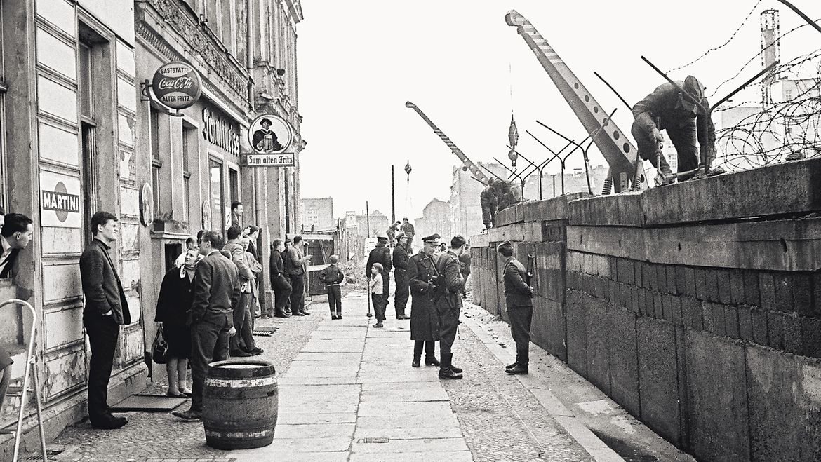 Construction of the Berlin Wall Divided Streets, Homes and Neighborhoods Across a Major European City