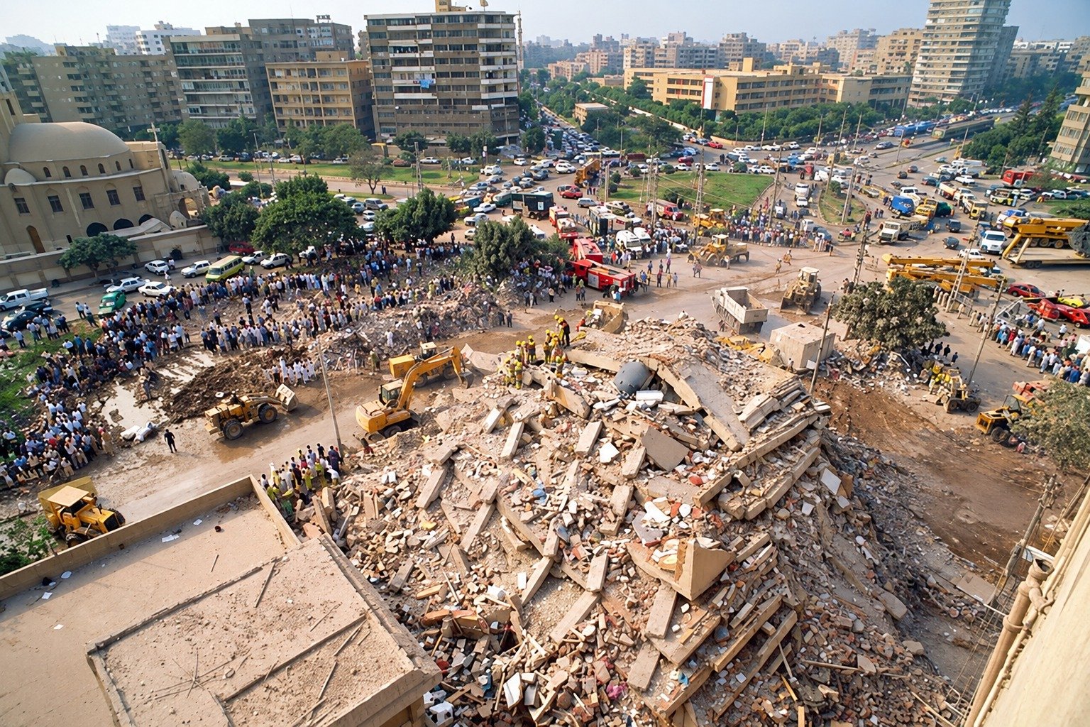 1992: Devastating Cairo Earthquake Exposed Poor Construction Standards and Building Safety Failures, Damaging Over 8,000 Buildings