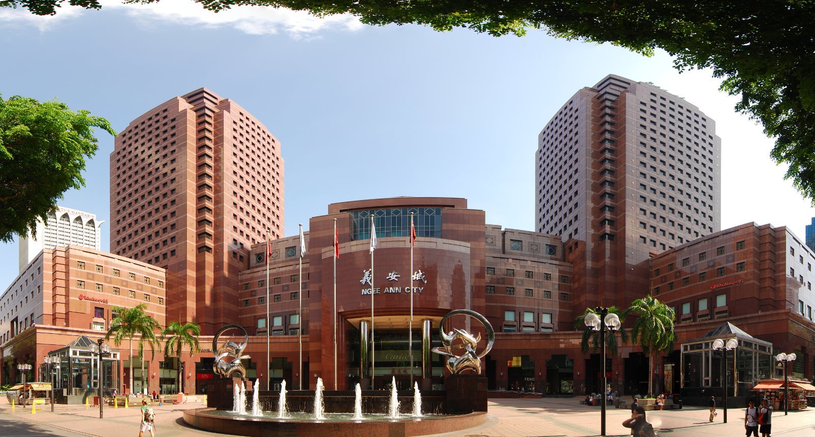 Ngee Ann City Opens in Singapore, Transforming Former Cemetery Land into a Major Commercial Development