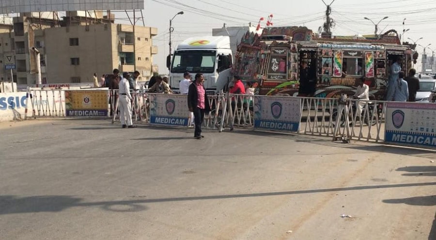 Security measures prompt temporary road closures in Karachi’s West and South districts