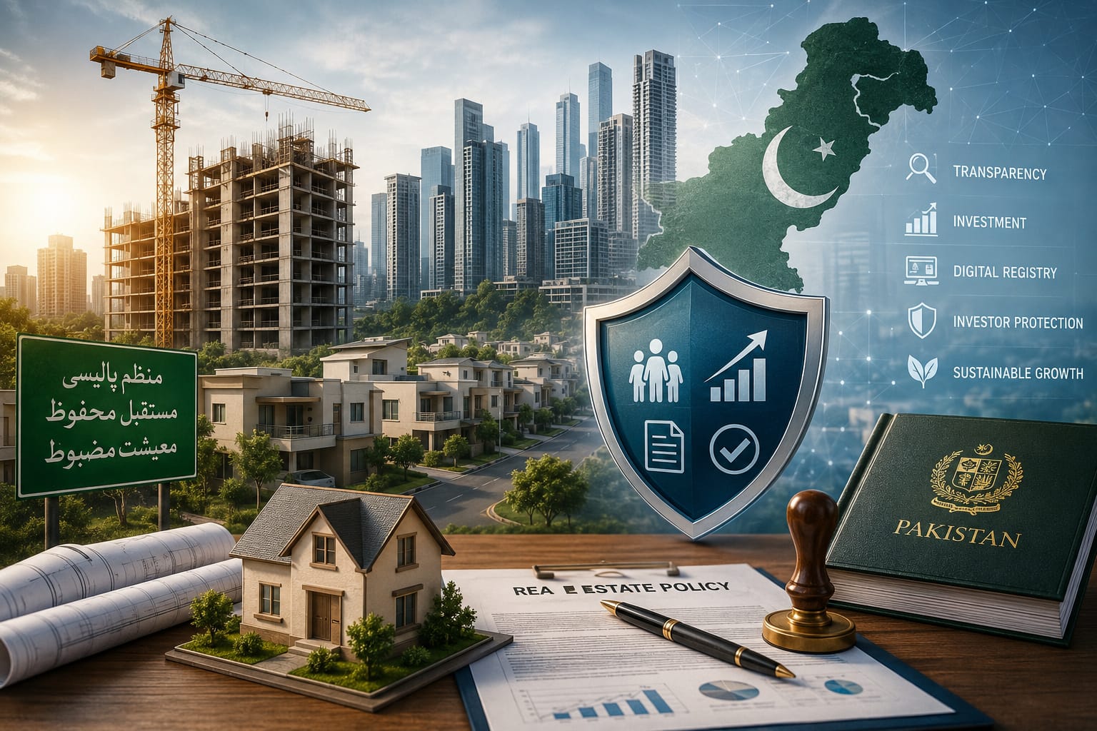 پاکستان کو آئی ایم ایف سے آزاد، جامع اور پائیدار قومی رئیل اسٹیٹ پالیسی کی ضرورت