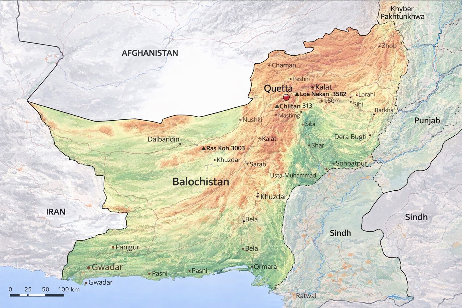 Balochistan Map